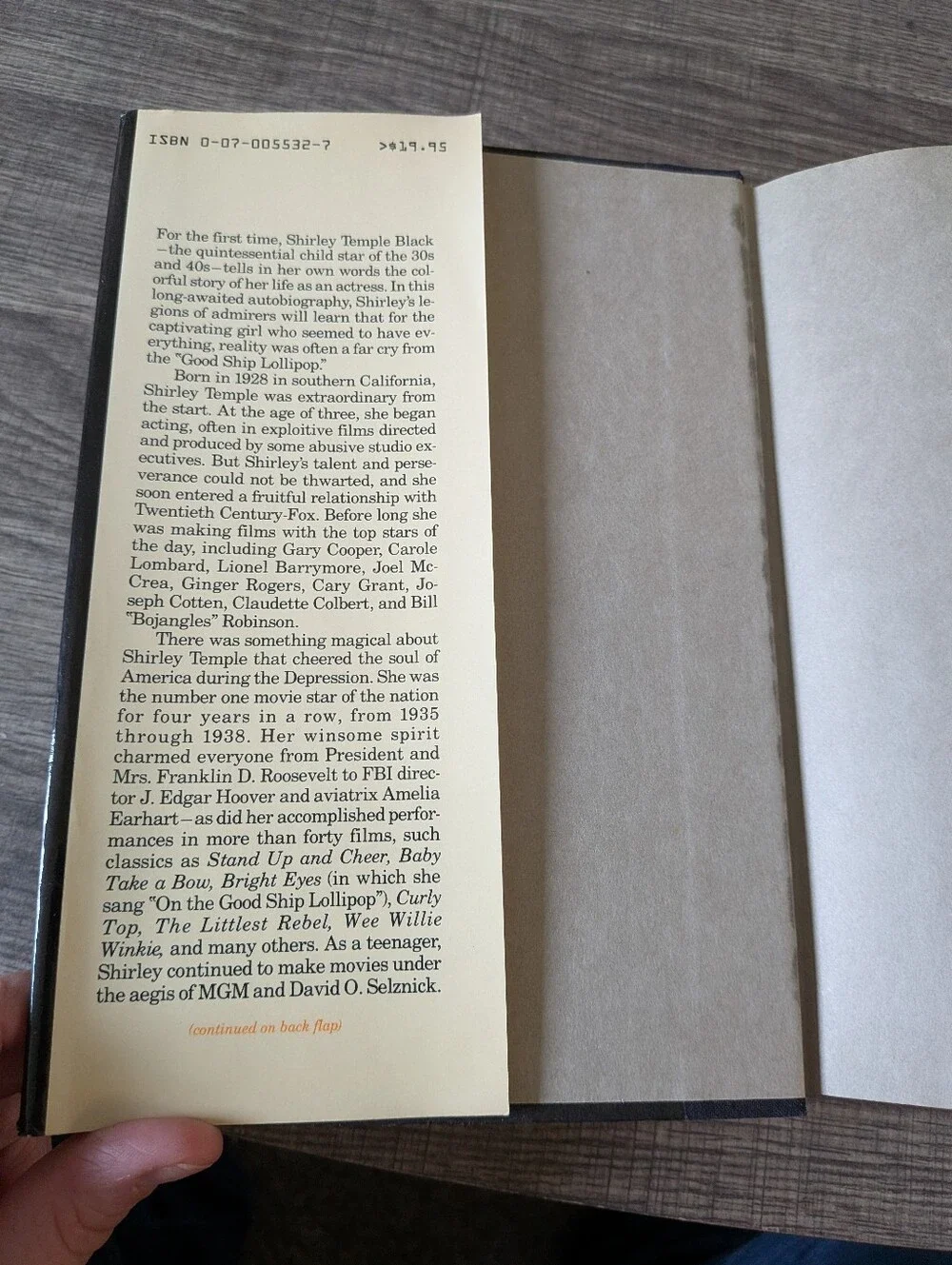 Star Child By Shirley Temple Black Hardcover - Picture 6 of 9